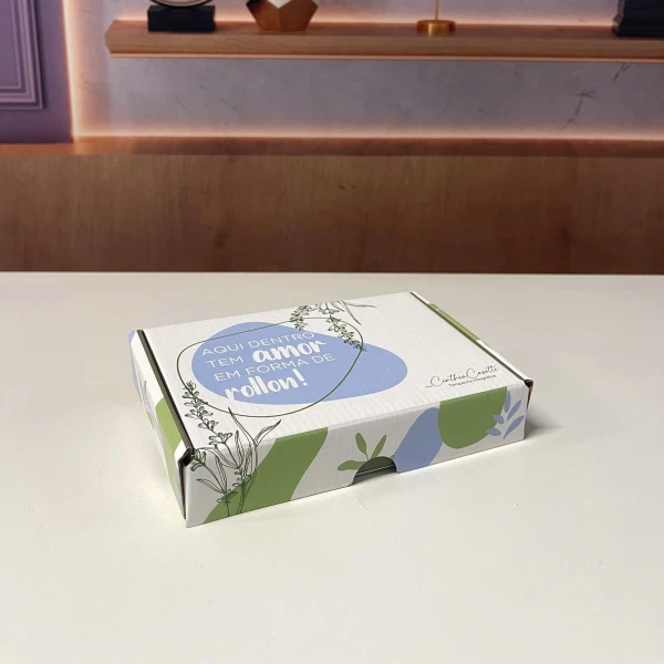 Caixa de papelão mini envio (16x11x3) - Personalizada