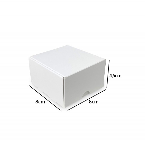Caixa lisa de papel MINI (8x8x4,5)