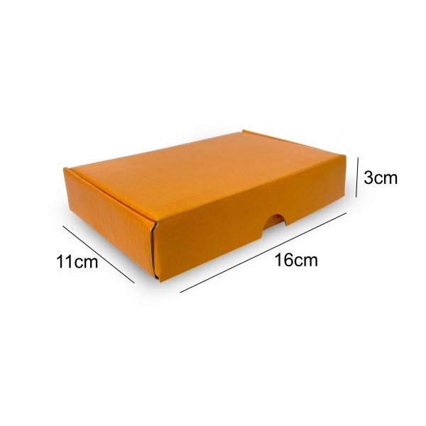 Caixa sedex P08 laranja (16x11x3) - Mini envio lisa