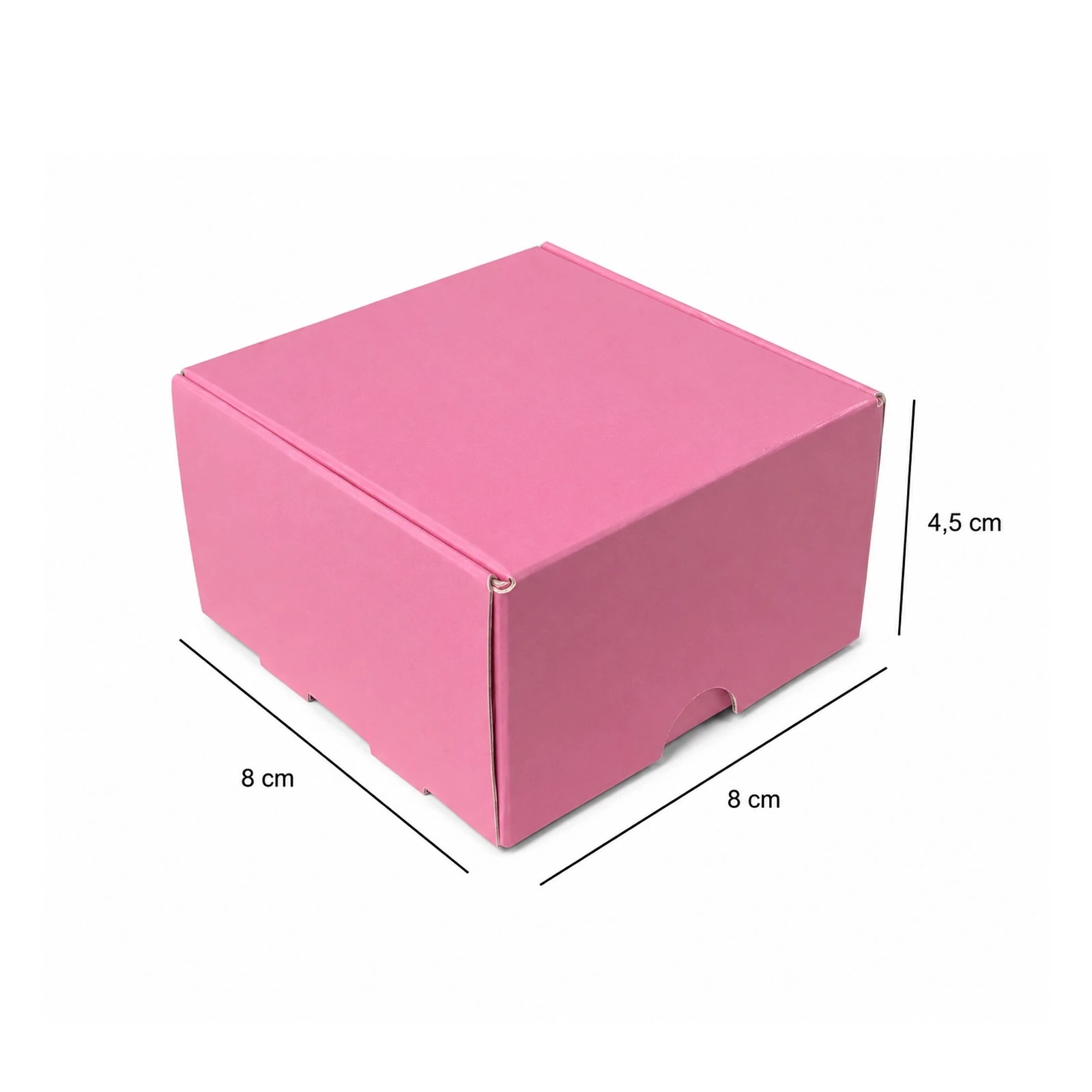 Caixa lisa de papel MINI (8x8x4,5)